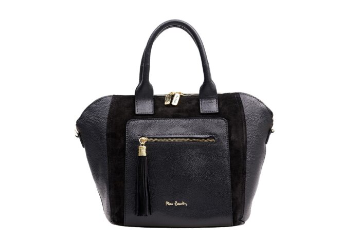 PIERRE CARDIN SHOULDER BAG IN GENUINE LEATHER AND SUEDE - 55105 DOLLARO - Image 1