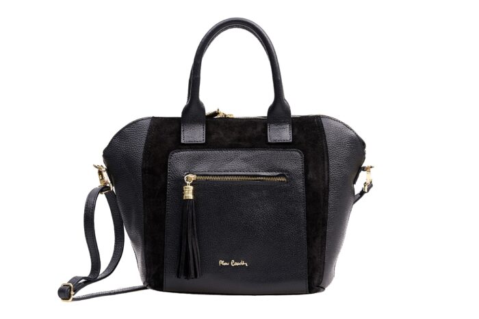 PIERRE CARDIN SHOULDER BAG IN GENUINE LEATHER AND SUEDE - 55105 DOLLARO - Image 2