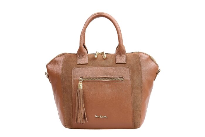 PIERRE CARDIN SHOULDER BAG IN GENUINE LEATHER AND SUEDE - 55105 DOLLARO - Image 4