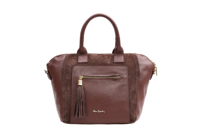PIERRE CARDIN SHOULDER BAG IN GENUINE LEATHER AND SUEDE - 55105 DOLLARO - Image 7