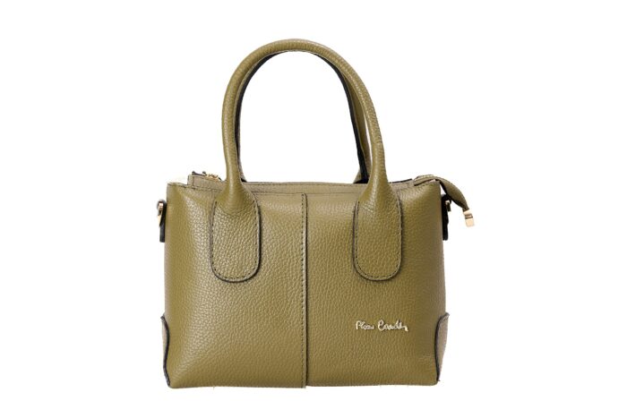 PIERRE CARDIN REAL LEATHER HANDBAG WITH SHOULDER STRAP - 1986 DOLLAR - Image 2