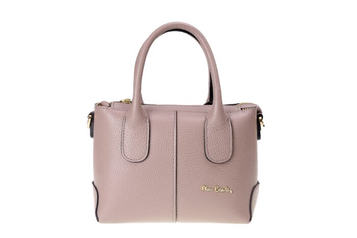 PIERRE CARDIN REAL LEATHER HANDBAG WITH SHOULDER STRAP - 1986 DOLLAR - Image 3