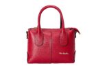 PIERRE CARDIN REAL LEATHER HANDBAG WITH SHOULDER STRAP - 1986 DOLLAR - Image 4