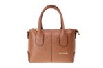 PIERRE CARDIN REAL LEATHER HANDBAG WITH SHOULDER STRAP - 1986 DOLLAR - Image 5