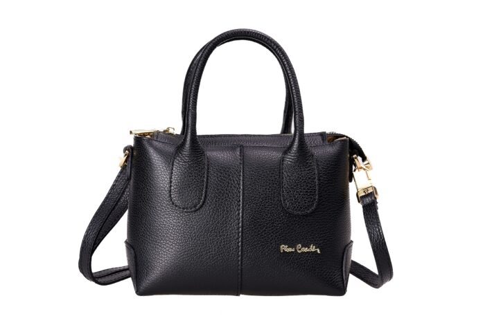 PIERRE CARDIN REAL LEATHER HANDBAG WITH SHOULDER STRAP - 1986 DOLLAR - Image 7