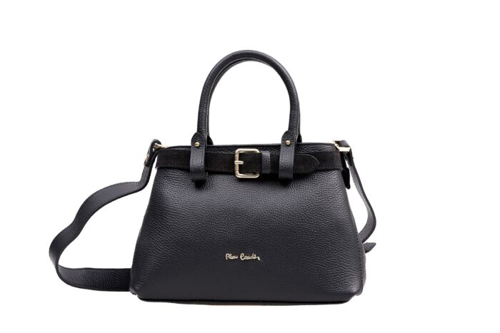 PIERRE CARDIN SHOULDER BAG IN GENUINE LEATHER AND SUEDE - 55103 DOLLARO - Image 1