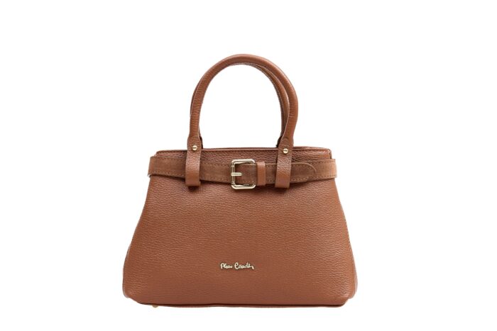 PIERRE CARDIN SHOULDER BAG IN GENUINE LEATHER AND SUEDE - 55103 DOLLARO - Image 3