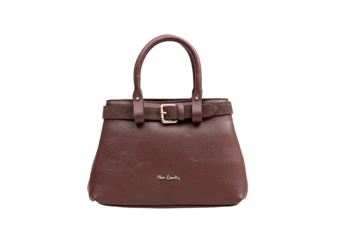 PIERRE CARDIN SHOULDER BAG IN GENUINE LEATHER AND SUEDE - 55103 DOLLARO - Image 4