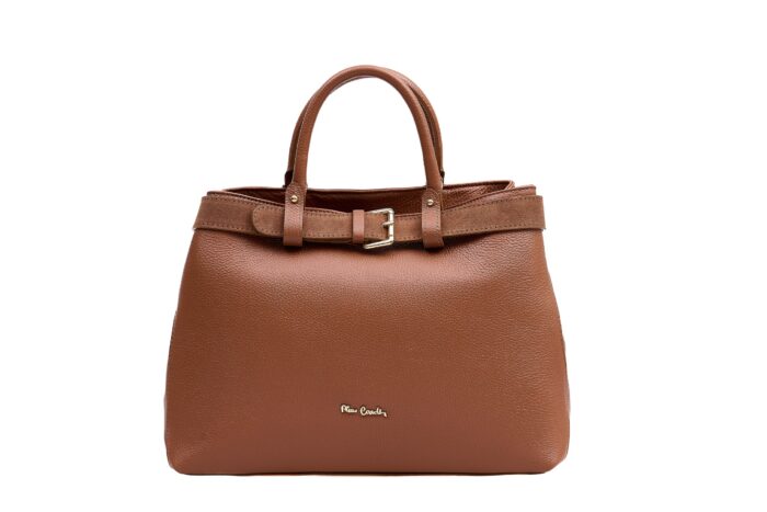 PIERRE CARDIN SHOULDER BAG IN GENUINE LEATHER AND SUEDE - 55102 DOLLARO - Image 2