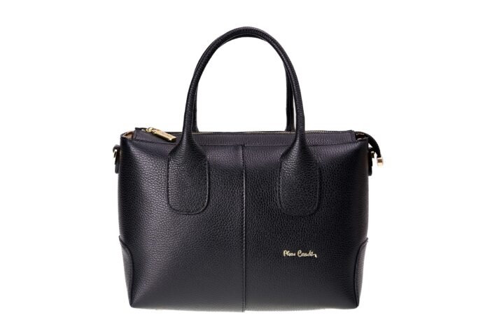 PIERRE CARDIN REAL LEATHER HANDBAG WITH SHOULDER STRAP - 1987 DOLLAR - Image 7