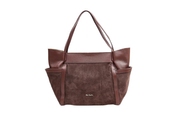 PIERRE CARDIN SHOULDER BAG IN GENUINE LEATHER AND SUEDE - 55101 DOLLARO - Image 3