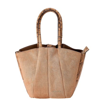 PIERRE CARDIN ECO-LEATHER SUEDE AND PYTHON BAG - MS174 23810