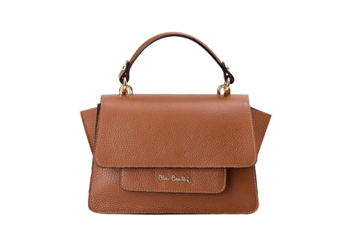 PIERRE CARDIN REAL LEATHER HANDBAG WITH SHOULDER STRAP - 1989 DOLLAR - Image 2