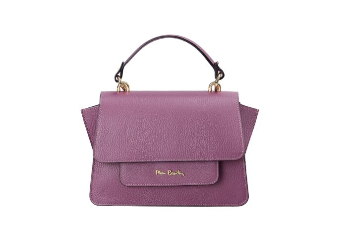 PIERRE CARDIN REAL LEATHER HANDBAG WITH SHOULDER STRAP - 1989 DOLLAR - Image 4