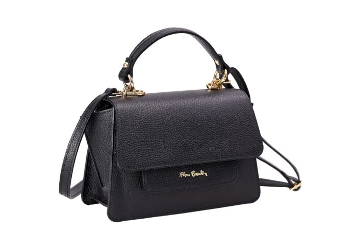 PIERRE CARDIN REAL LEATHER HANDBAG WITH SHOULDER STRAP - 1989 DOLLAR - Image 7