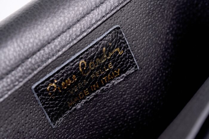 PIERRE CARDIN REAL LEATHER HANDBAG WITH SHOULDER STRAP - 1989 DOLLAR - Image 10