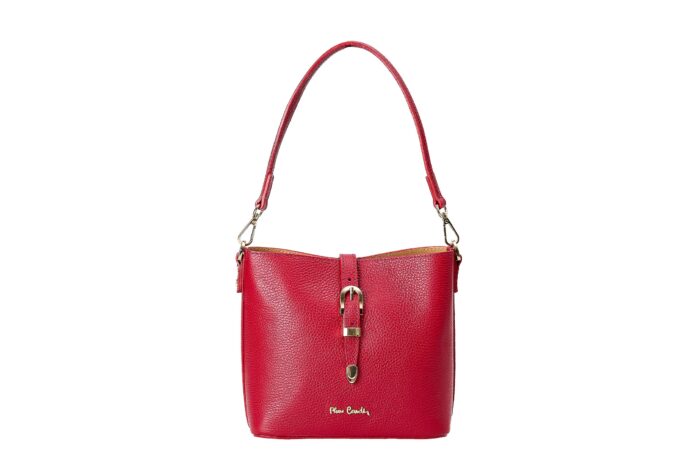 PIERRE CARDIN GENUINE LEATHER SHOULDER BAG WITH SHOULDER STRAP - 1991 DOLLAR - Image 2