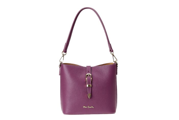 PIERRE CARDIN GENUINE LEATHER SHOULDER BAG WITH SHOULDER STRAP - 1991 DOLLAR - Image 5