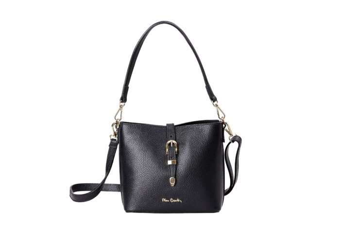 PIERRE CARDIN GENUINE LEATHER SHOULDER BAG WITH SHOULDER STRAP - 1991 DOLLAR - Image 6
