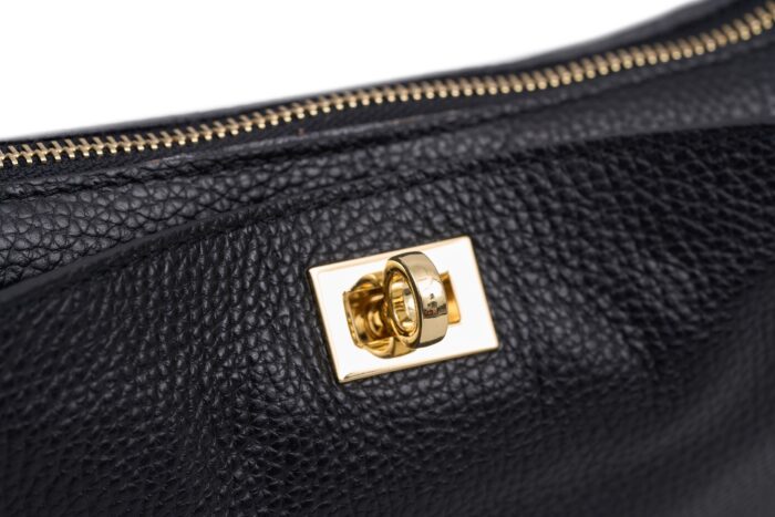 PIERRE CARDIN GENUINE LEATHER SHOULDER BAG WITH SHOULDER STRAP - 1992 DOLLAR - Image 8