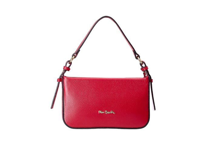 PIERRE CARDIN REAL LEATHER HANDBAG WITH SHOULDER STRAP - 1993 DOLLAR - Image 2