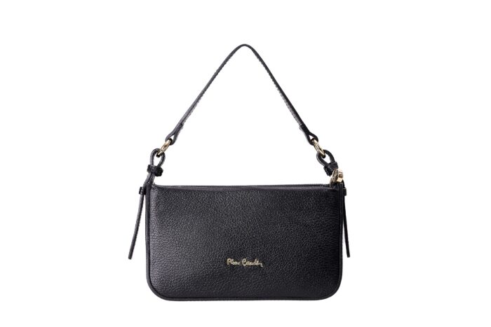 PIERRE CARDIN REAL LEATHER HANDBAG WITH SHOULDER STRAP - 1993 DOLLAR - Image 6