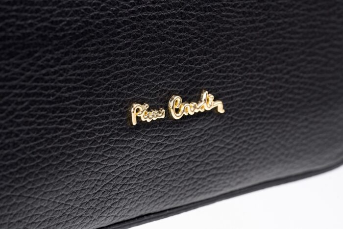 PIERRE CARDIN REAL LEATHER HANDBAG WITH SHOULDER STRAP - 1993 DOLLAR - Image 8