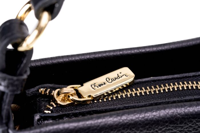 PIERRE CARDIN REAL LEATHER HANDBAG WITH SHOULDER STRAP - 1993 DOLLAR - Image 9