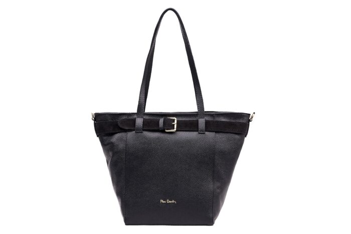 PIERRE CARDIN SHOPPING BAG IN GENUINE LEATHER AND SUEDE - 55104 DOLLARO - Image 1