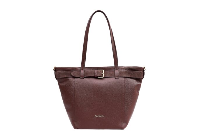PIERRE CARDIN SHOPPING BAG IN GENUINE LEATHER AND SUEDE - 55104 DOLLARO - Image 2