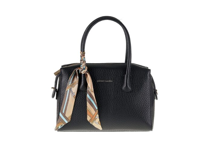 PIERRE CARDIN ECO-LEATHER SHOULDER BAG WITH SHOULDER STRAP - LONG24 0163 - Image 5