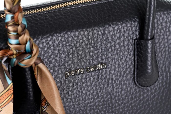 PIERRE CARDIN ECO-LEATHER SHOULDER BAG WITH SHOULDER STRAP - LONG24 0163 - Image 7