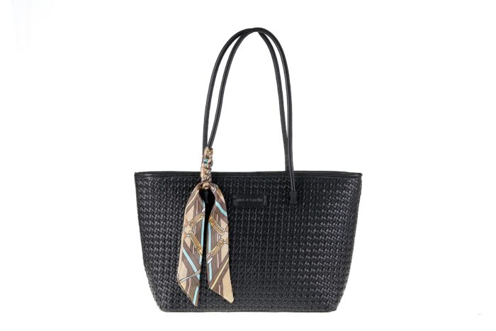 PIERRE CARDIN WOVEN ECO-LEATHER SHOPPING BAG - LONG23 2401 - Image 3