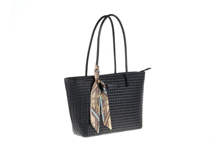 PIERRE CARDIN WOVEN ECO-LEATHER SHOPPING BAG - LONG23 2401 - Image 5