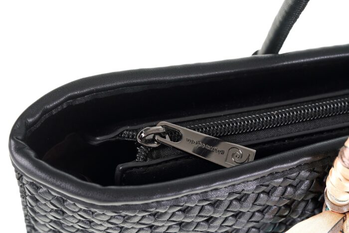 PIERRE CARDIN WOVEN ECO-LEATHER SHOPPING BAG - LONG23 2401 - Image 8