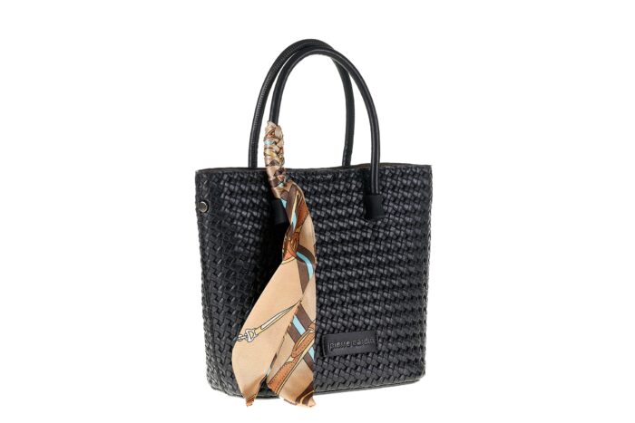 PIERRE CARDIN WOVEN ECO-LEATHER MINI BAG - LONG23 2402 - Image 5