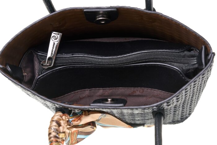 PIERRE CARDIN WOVEN ECO-LEATHER MINI BAG - LONG23 2402 - Image 7