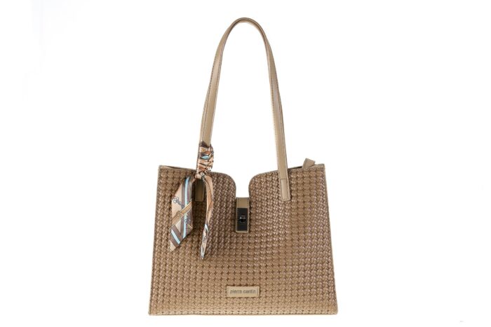 PIERRE CARDIN WOVEN ECO-LEATHER SHOULDER BAG - LONG23 2404 - Image 2