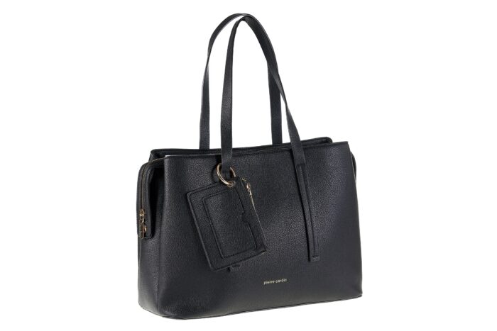 PIERRE CARDIN ECO-LEATHER SHOULDER BAG WITH SHOULDER STRAP - GN44 3472 - Image 6