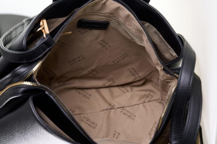 PIERRE CARDIN ECO-LEATHER SHOULDER BAG WITH SHOULDER STRAP - GN44 3472 - Image 10