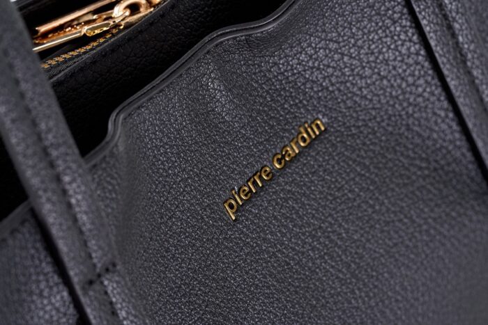 PIERRE CARDIN ECO-LEATHER SHOULDER BAG WITH SHOULDER STRAP - GN44 3472 - Image 7
