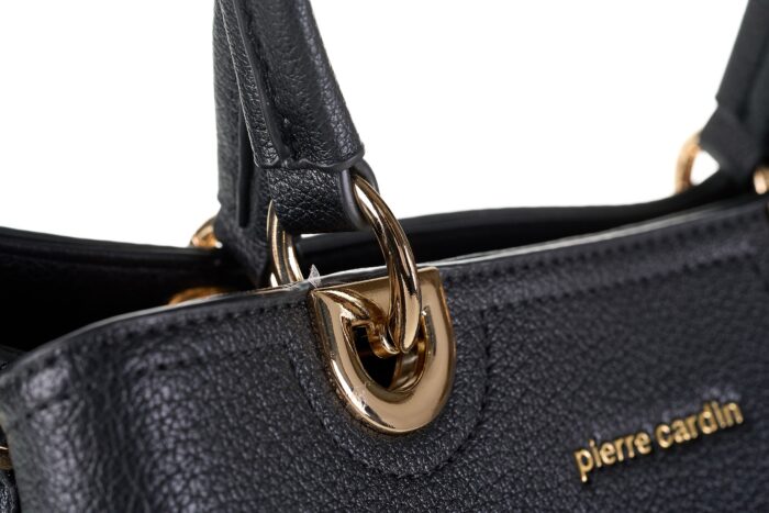 PIERRE CARDIN ECO-LEATHER SHOULDER BAG WITH SHOULDER STRAP - GN44 33662 - Image 9