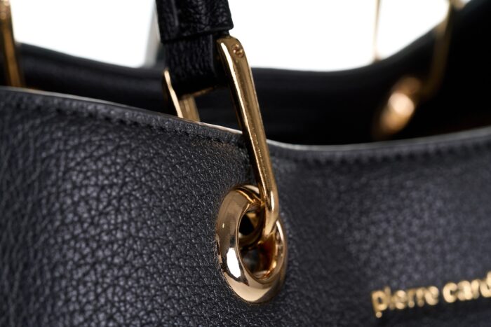 PIERRE CARDIN ECO-LEATHER SHOULDER BAG WITH SHOULDER STRAP - GN44 33677 - Image 8
