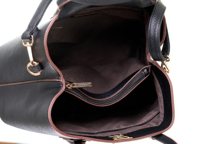 PIERRE CARDIN ECO-LEATHER SHOULDER BAG WITH SHOULDER STRAP - OSLO09 3903 - Image 10