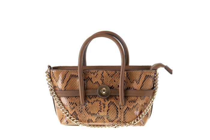 PIERRE CARDIN PYTHON ECO-LEATHER MINI BAG - MS169 23651 - Image 1