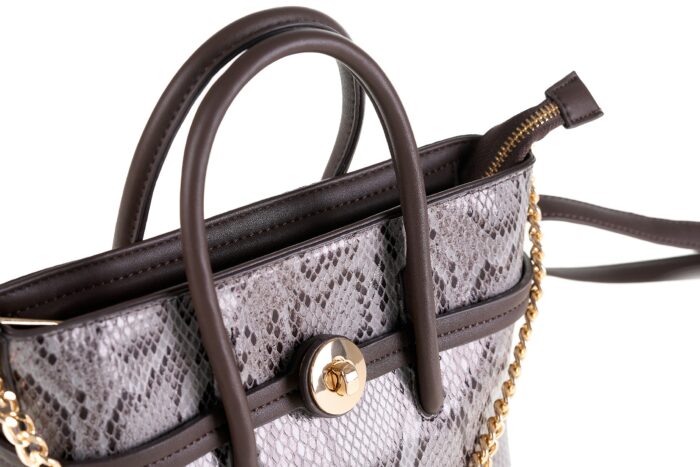 PIERRE CARDIN PYTHON ECO-LEATHER MINI BAG - MS169 23651 - Image 5