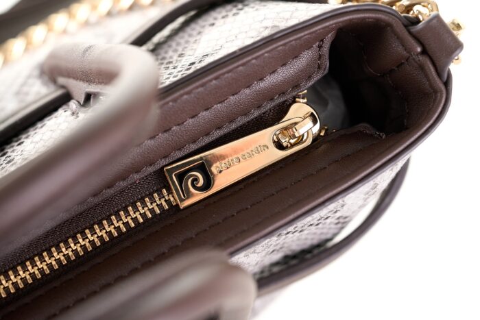 PIERRE CARDIN PYTHON ECO-LEATHER MINI BAG - MS169 23651 - Image 8