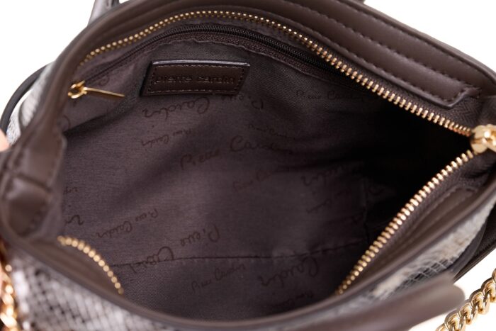 PIERRE CARDIN PYTHON ECO-LEATHER MINI BAG - MS169 23651 - Image 9
