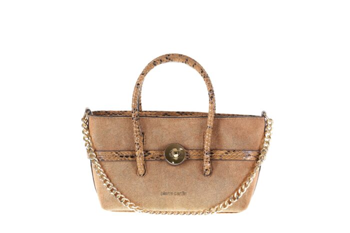 MINI BAG IN ECO-LEATHER SUEDE AND PYTHON PIERRE CARDIN  - MS170 23651 - Image 2