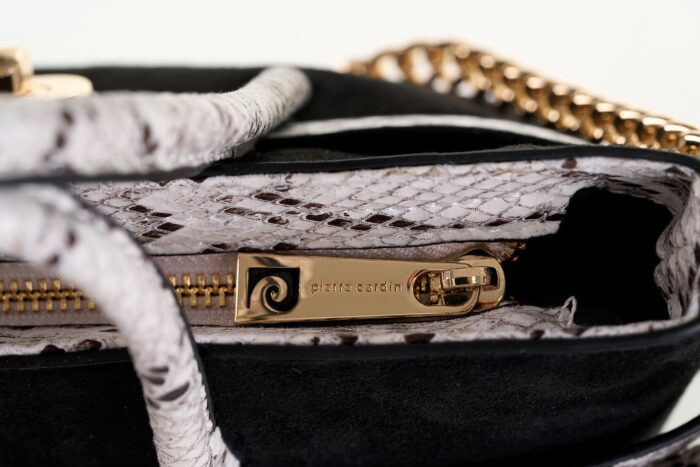 MINI BAG IN ECO-LEATHER SUEDE AND PYTHON PIERRE CARDIN  - MS170 23651 - Image 7